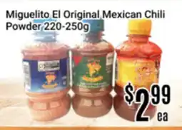 Nations Fresh Foods Miguelito El Original Mexican Chili Powder offer