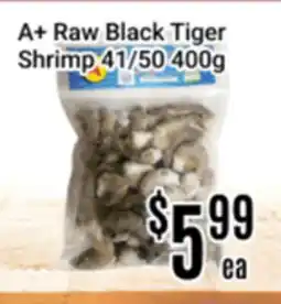 Nations Fresh Foods A+ Raw Black Tiger Shrimp 41/50 offer