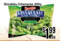 Nations Fresh Foods Shirakiku Edamame offer