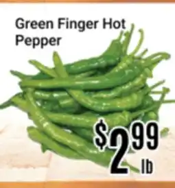 Nations Fresh Foods Green Finger Hot Pepper offer