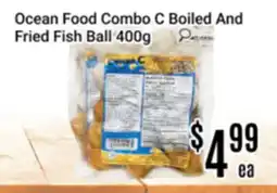 Nations Fresh Foods Ocean Food Combo C Boiled And Fried Fish Ball offer