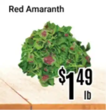 Nations Fresh Foods Red Amaranth offer