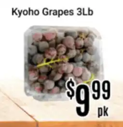 Nations Fresh Foods Kyoho Grapes offer