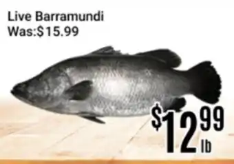 Nations Fresh Foods Live Barramundi offer