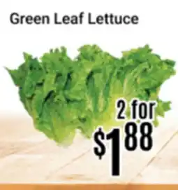 Nations Fresh Foods Green Leaf Lettuce offer