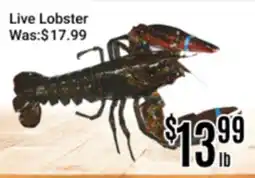 Nations Fresh Foods Live Lobster offer