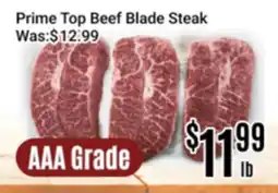 Nations Fresh Foods Prime Top Beef Blade Steak offer