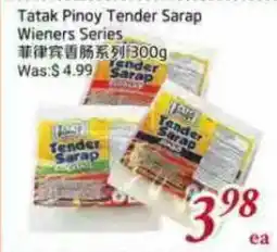 Tone Tai Supermarket Tatak Pinoy Tender Sarap Wieners Series offer