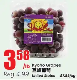 Terra Foodmart Kyoho Grapes offer