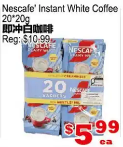 Yuan Ming Supermarket Nescafe' Instant White Coffee 20 offer