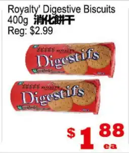Yuan Ming Supermarket Royalty Digestive Biscuits offer