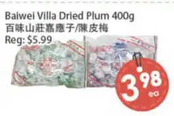 Fresh Palace Supermarket Baiwei Villa Dried Plum offer