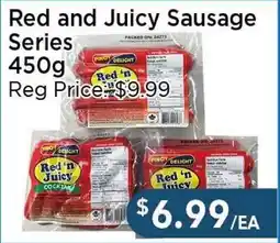 Blue Sky Supermarket Red and Juicy Sausage Series offer