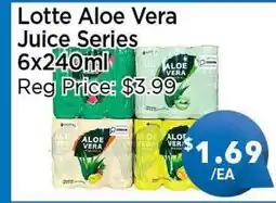 Blue Sky Supermarket Lotte Aloe Vera Juice Series offer