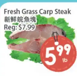 Fresh Palace Supermarket Fresh Grass Carp Steak offer