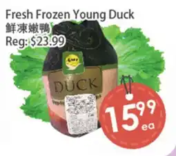 Fresh Palace Supermarket Fresh Frozen Young Duck offer