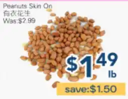 Oceans Fresh Food Market Peanuts Skin On offer