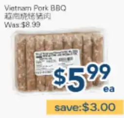 Oceans Fresh Food Market Vietnam Pork BBQ offer