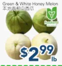 Oceans Fresh Food Market Green & White Honey Melon offer