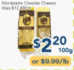 Oceans Fresh Food Market Mordalatte Cheddar Cheese offer