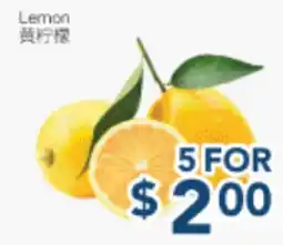Oceans Fresh Food Market Lemon offer