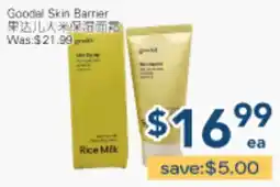 Oceans Fresh Food Market Goodal Skin Barrier offer