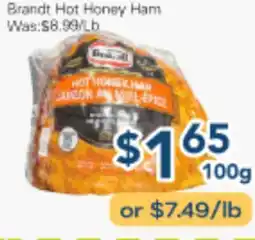 Oceans Fresh Food Market Brandt Hot Honey Ham offer