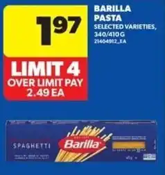 Real Canadian Superstore Barilla pasta offer