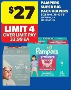 Real Canadian Superstore Pampers super big pack diapers offer