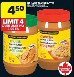 Real Canadian Superstore No name peanut butter offer