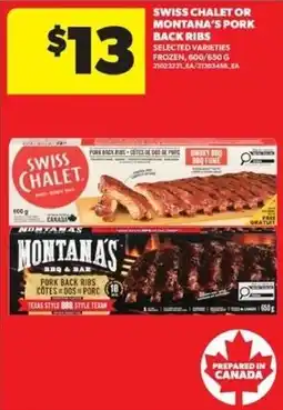Real Canadian Superstore Swiss chalet or montana's pork back ribs offer