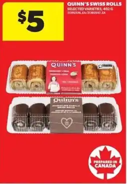 Real Canadian Superstore Quinn's swiss rolls offer