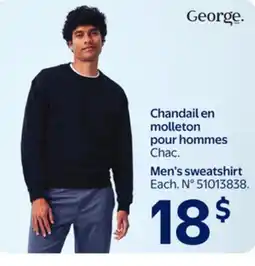 Walmart George Men's sweatshirt offer