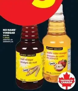 Real Canadian Superstore No name vinegar offer