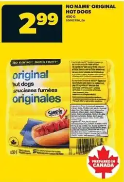Real Canadian Superstore No name original hot dogs offer