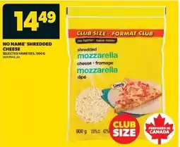 Real Canadian Superstore No name shredded cheese offer