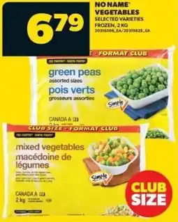 Real Canadian Superstore No name vegetables offer