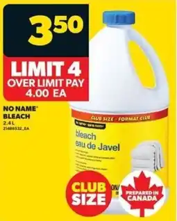 Real Canadian Superstore No name bleach offer