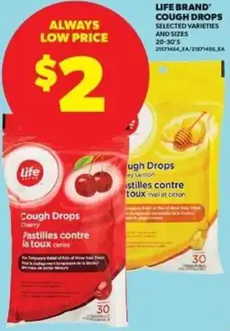 Real Canadian Superstore Life brand cough drops offer