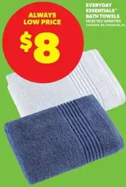 Real Canadian Superstore Everyday essentials bath towels offer