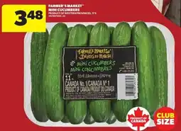 Real Canadian Superstore Farmer's market delices du marche mini cucumbers offer