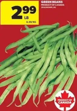 Real Canadian Superstore Green beans offer