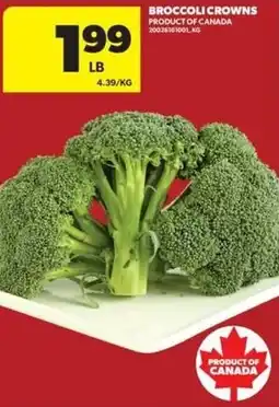 Real Canadian Superstore Broccoli crowns offer