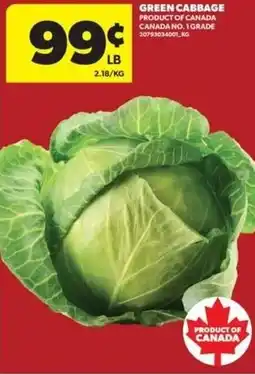 Real Canadian Superstore GREEN CABBAGE offer