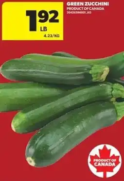 Real Canadian Superstore Green zucchini offer