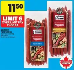 Real Canadian Superstore Grimm's pepperoni offer