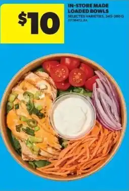 Real Canadian Superstore In-store made loaded bowls offer