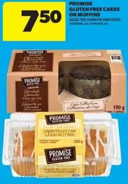 Real Canadian Superstore Promise gluten free cakes or muffins offer