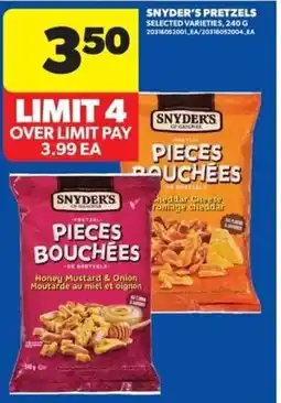Real Canadian Superstore Snyder's pretzels offer