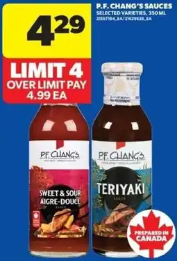Real Canadian Superstore P.f. chang's sauces offer